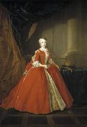 Portrait of the Princess Maria Amalia of Saxony in Polish costume. Louis de Silvestre